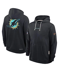 Nike Men's Navy Miami Dolphins 2025 Nfl Rivalries Sideline Dri-Fit Hoodie