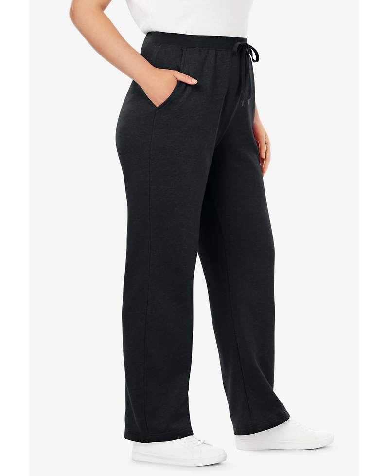 Woman Within Women's Plus Better Fleece Sweatpant