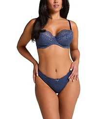 Hunkemoller Women's Marine Non-Padded Underwired Bra