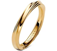 Pandora Twisted 14K Gold Plated Band Ring