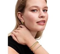 Pandora Green Hoop Earrings