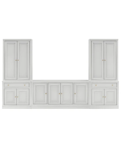 Furniture Amren 65" Wood 4 Door Console with Door Hutches and 2 Door Bases with Drawer