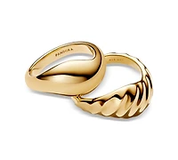 Pandora Rippled Stacking Ring