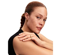 Pandora Twisted Triangle Small Hoop Earrings