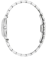 Bulova Women's Exclusive Classic Sutton Silver-Tone Stainless Steel Bracelet Watch, 21mm