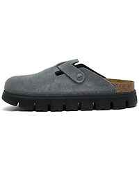 Birkenstock Women's Boston Chunky Suede Leather Platform Clog from Finish Line