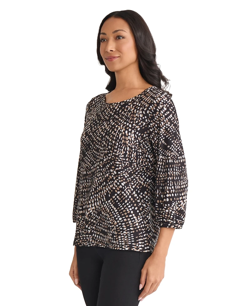 Jones New York Women's Printed Top