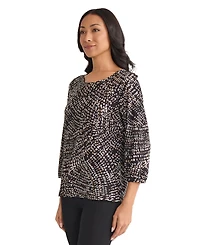 Jones New York Women's Printed Top