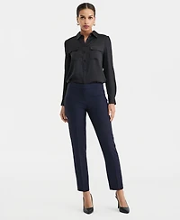 Bar Iii Women's Bi-Stretch Straight-Leg Dress Pants, Created for Macy's