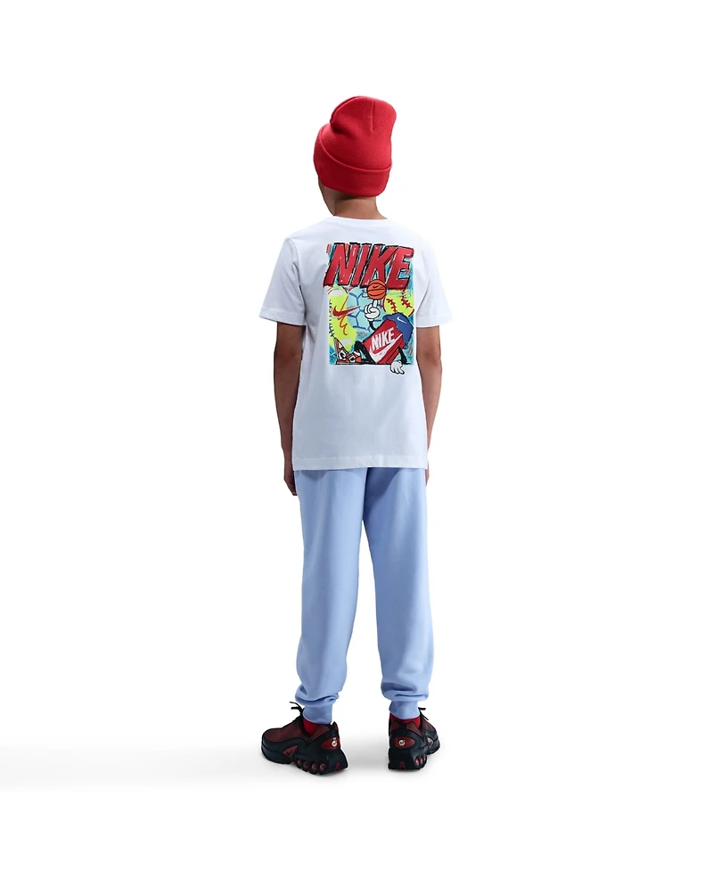 Nike Sportswear Big Boys Cotton Logo Graphic T-Shirt