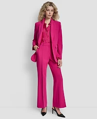 Dkny Petite 1-Button Notch Collar Jacket