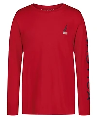 Nautica Boys 2T-7 Usa J-Class Printed Long Sleeve T-Shirt