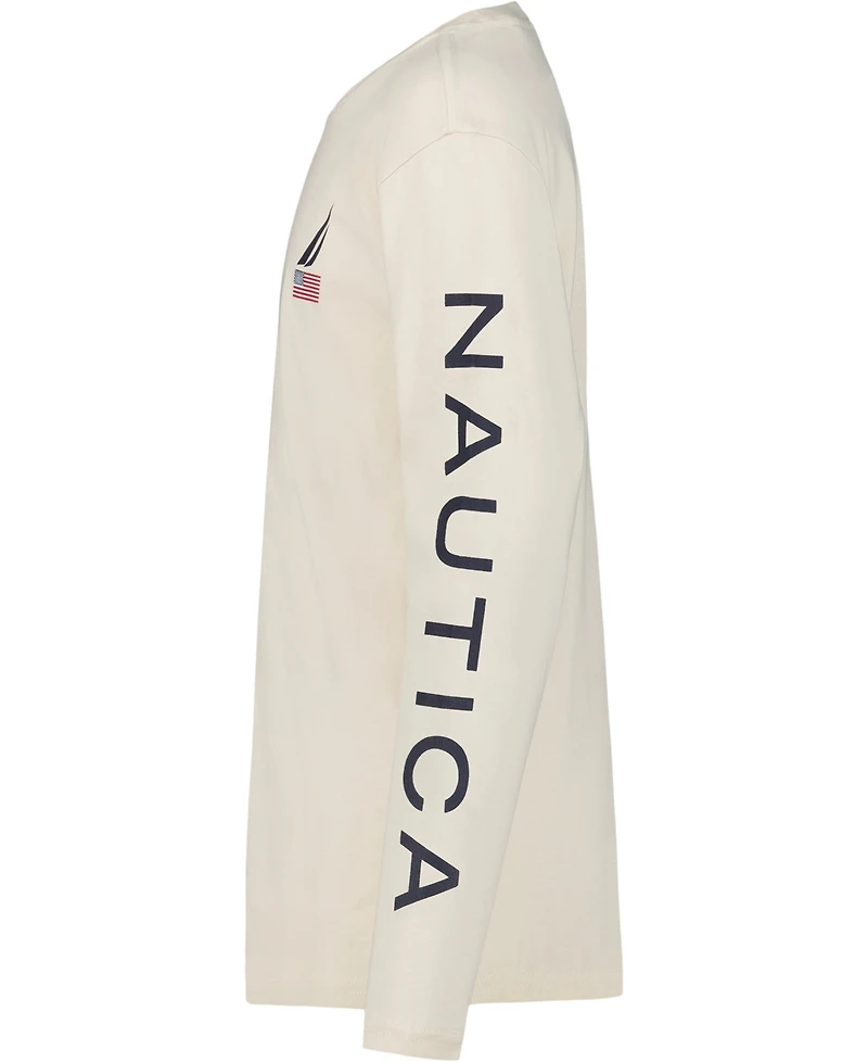 Nautica Boys 8-20 Usa J-Class Long Printed Sleeve T-Shirt
