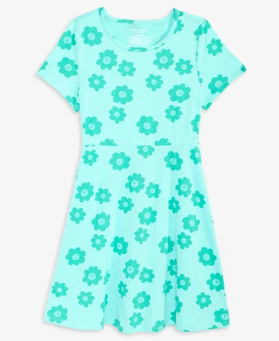 Epic Threads Girls 5-20 Floral Print Short-Sleeve Dress, Macy's Exclusive