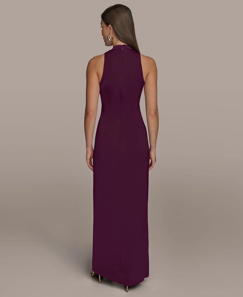 Donna Karan New York Women's V-Neck Sleeveless Dress