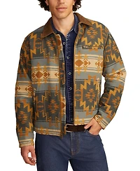 Lucky Brand Men's Jacquard Blanket Jacket