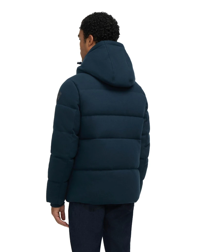 Pajar Men's Kepler Wool-Like Puffer with Removable Hood