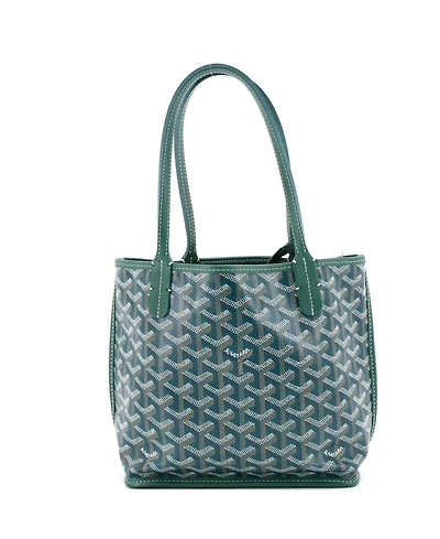 Pre-Owned Goyard Mini Anjou Reversible Tote Coated Canvas