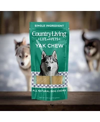 Country Living Natural Yak Cheese Chew Bars for Dogs – Large Size (2 per Bag)