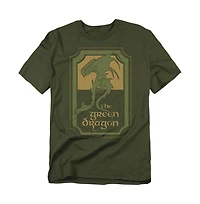 Logovision Men's The Lord of Rings Green Dragon Tavern T Shirt