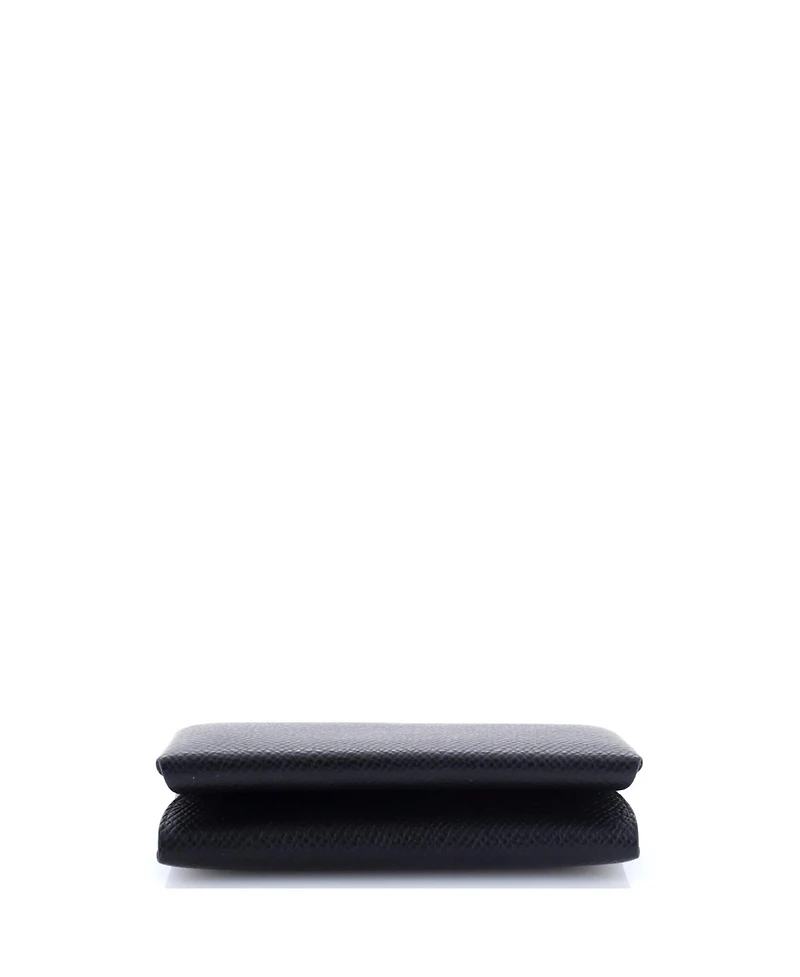 Pre-Owned Hermes Calvi Duo Card Holder Epsom