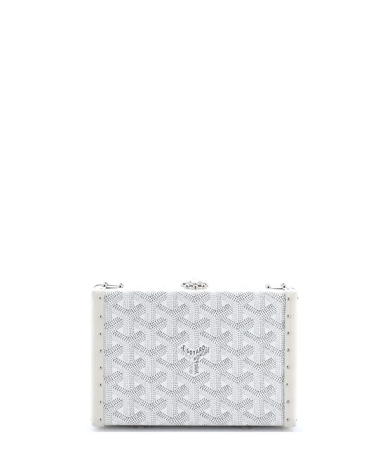 Pre-Owned Goyard Minaudiere Bag Coated Canvas