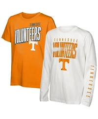 Outerstuff Big Boys and Girls 3-Pack Tennessee Volunteers The Mix T-Shirt Combo Set