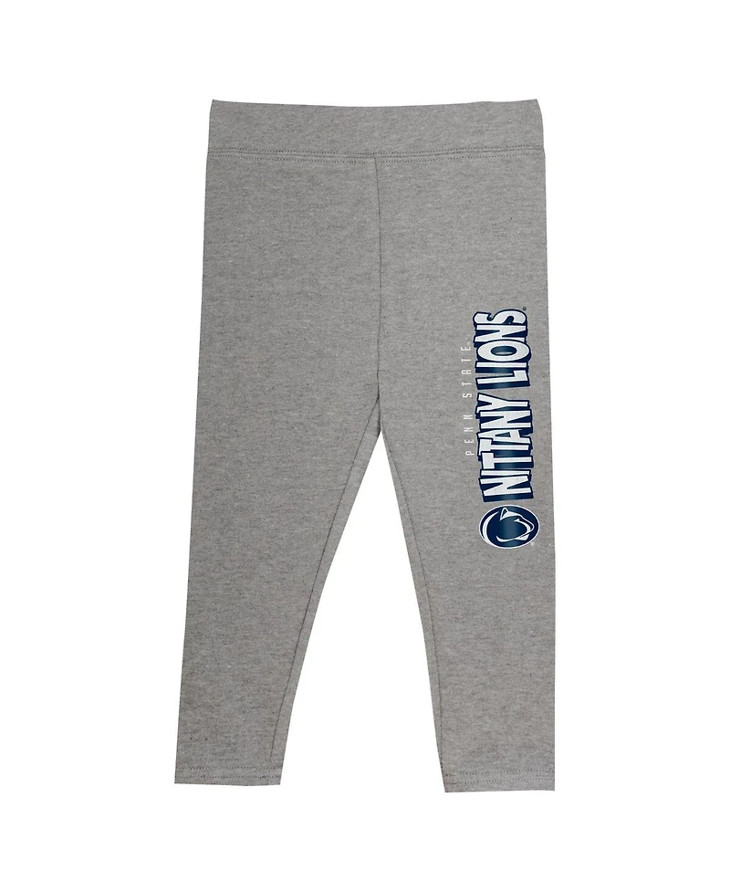 Outerstuff Girls Preschool 2-Piece Navy Penn State Nittany Lions Clubhouse Pullover Hoodie and Legging Set