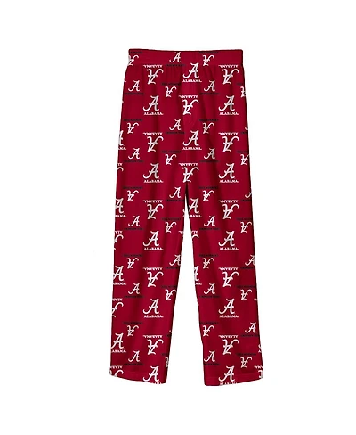 Outerstuff Big Boys and Girls Crimson Alabama Tide All-Over Team Logo Pants