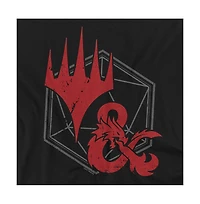 Logovision Men's Magic X D & Adventures The Forgotten Realms Afr Crossover Logo T Shirt