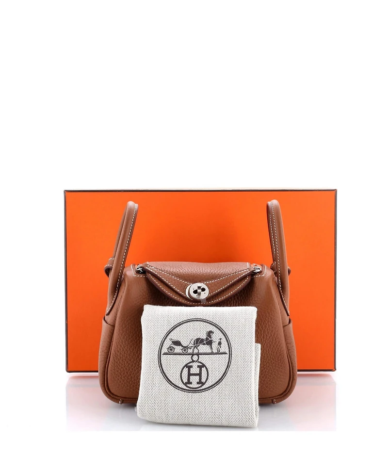 Pre-Owned Hermes Mini Lindy Bag Clemence