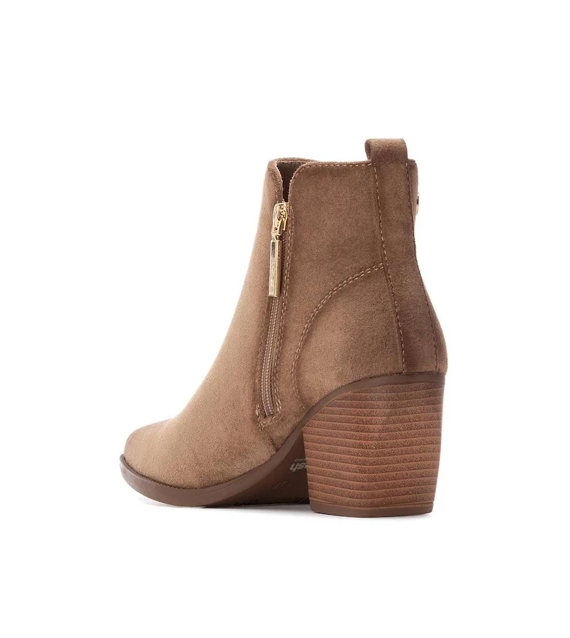 Women's Italian Western Suede Booties Refresh Collection By Xti