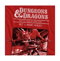 Logovision Men's Dungeons & Dragons Basic Rules Red Box Cover T Shirt