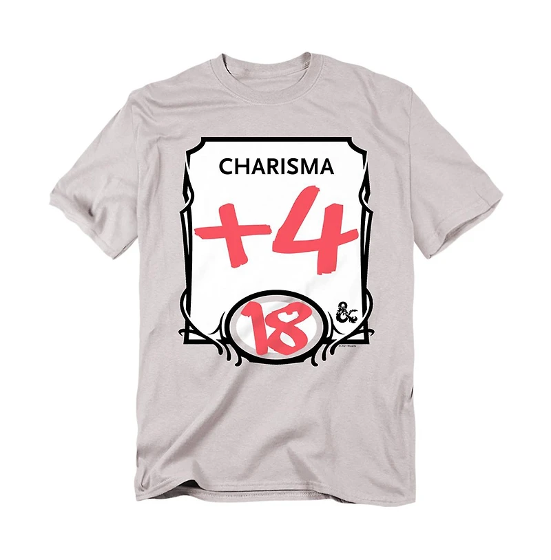 Logovision Men's Dungeons & Dragons Charisma T Shirt