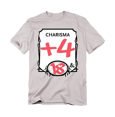 Logovision Men's Dungeons & Dragons Charisma T Shirt