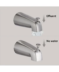 Rainsken Shower Head with Handheld Shower System with 8" Rain Shower Head with Tub Spout Rough-in Valve Included