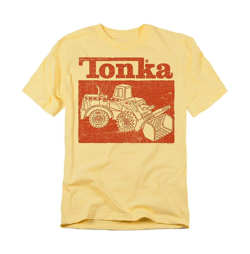 Logovision Men's Tonka Logo with Tractor T Shirt
