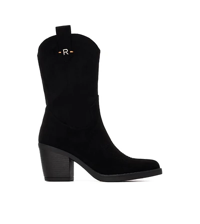 Women's Italian Western Suede Booties Refresh Collection By Xti