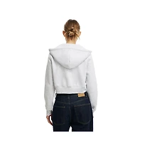 Cotton On Women's Premium Cropped Zip Through Hoodie