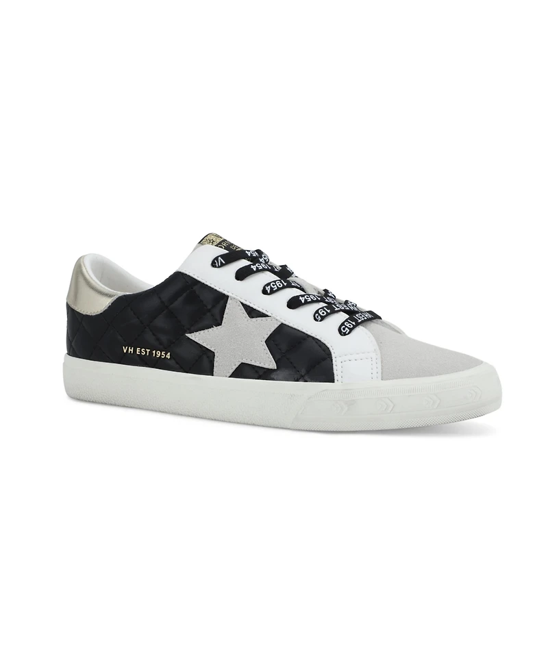 Vintage Havana Grande - Black Grey Quilted Women's's Sneaker by