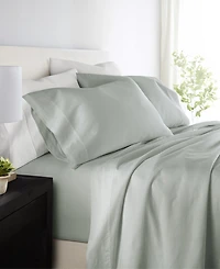 ienjoy Home Long Staple 300-Thread Count Cotton Solid 4-Pc. Sheet Set, Split King