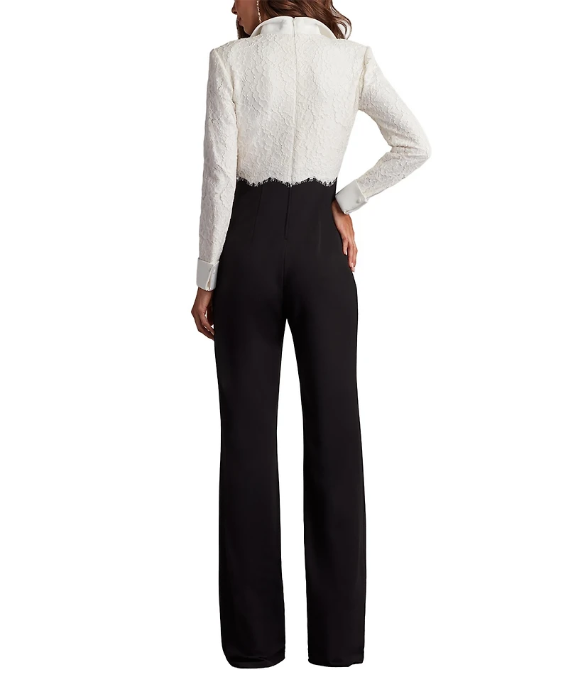 Tadashi Shoji Women's Deacon Collar Jumpsuit