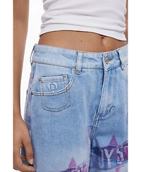 Desigual Women's Balloon Collage jeans