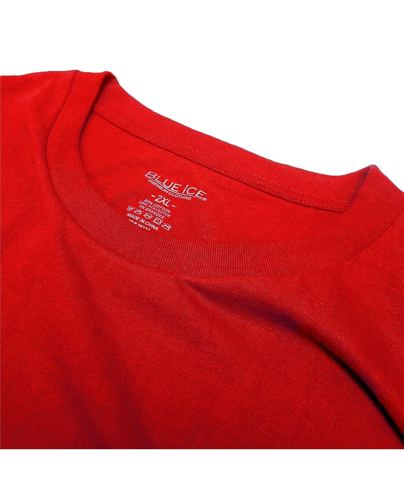 Blue Ice Women's Loose Fitting Short Sleeve Crew Neck Tee- 3 Pack