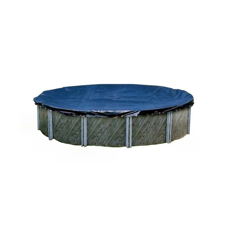 Swimline 21 Foot Round Above Ground Winter Swimming Pool Cover, Blue | PCO824