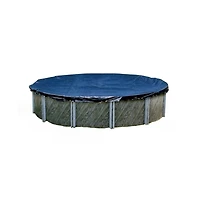 Swimline 21 Foot Round Above Ground Winter Swimming Pool Cover, Blue | PCO824