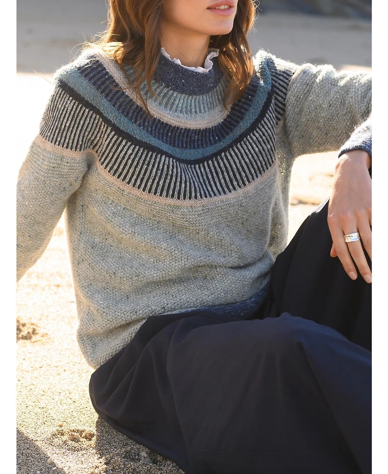 Celtic & Co. Women's Statement Donegal Wool Sweater