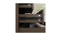 5 Drawers Nightstand with 2 Hidden Drawers,Bedside table,Chest of Drawers