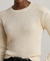 Lauren Ralph Women's Crewneck Shimmer Sweater