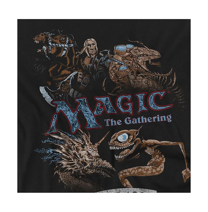 Logovision Men's Magic The Gathering Four Pack Retro T Shirt